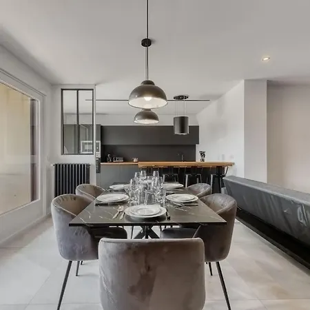 Apartament Zenbnb / Mont-blanc N°2 / Colocation / Tram 17 Annemasse